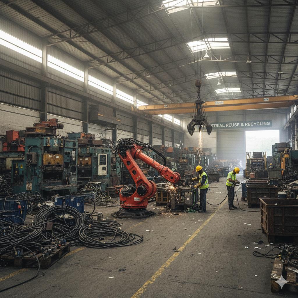 工厂回收现场